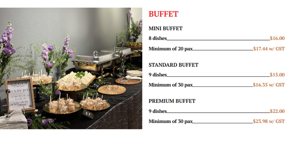 Buffet Catering Singapore