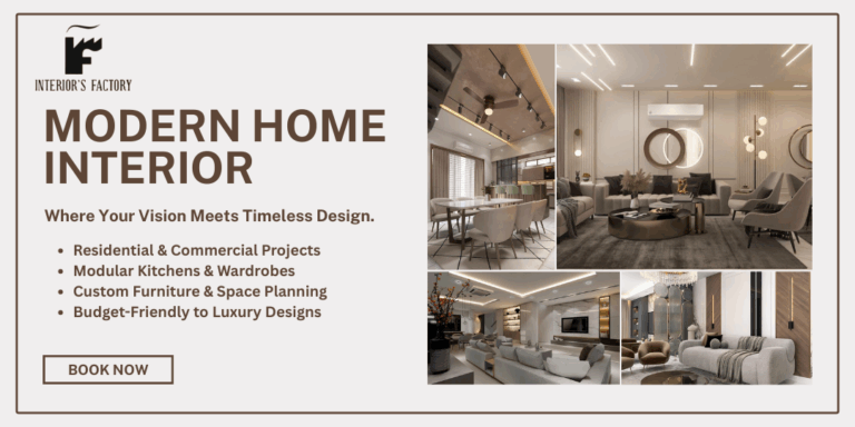 Transform Your Living Space with Luxury Home Interior Design by Interiors Factory