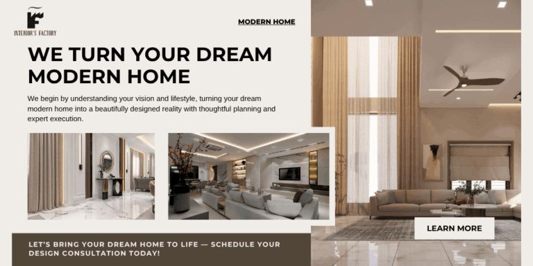 Stunning 3BHK Interior Design Ideas for Modern Homes | Small Space, Big Style by Interiors Factory